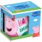 Peppa malac Pink porcelán bögre 235 ml (8 oz) Díszdobozban