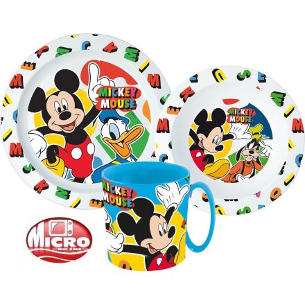 Disney Mickey micro étkészlet szett bögrével színes