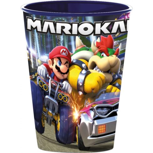 Super Mario műanyag pohár kart