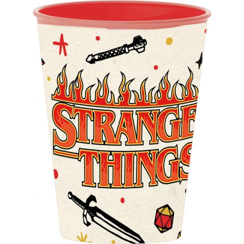 Stranger Things műanyag pohár