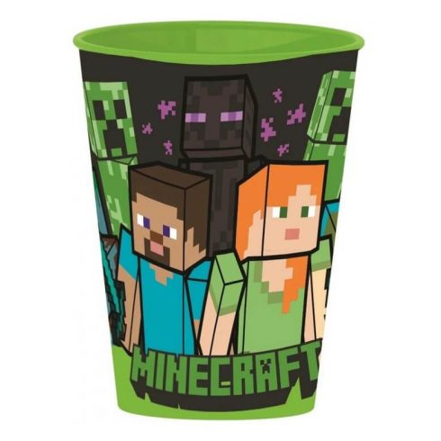 Minecraft pohár műanyag 