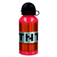 Minecraft TNT alumínium kulacs ivókupakkal 400 ml