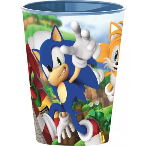 Sonic a sündisznó műanyag pohár