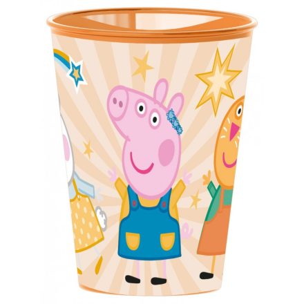 Peppa Malac műanyag pohár sárga