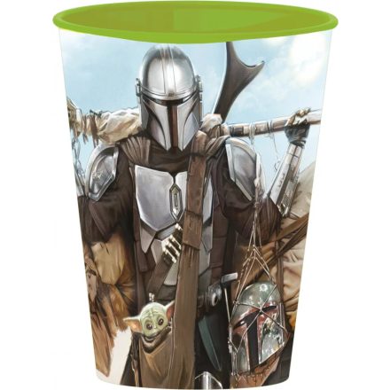 Star Wars műanyag pohár Mandalorian