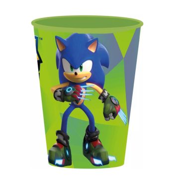 Sonic a sündisznó műanyag pohár prime 260ml
