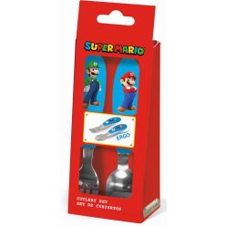   Super Mario Brothers fém ergo evőeszköz készlet - 2 darabos