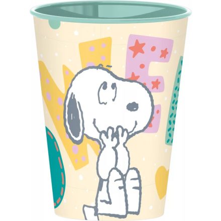 Snoopy műanyag pohár