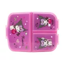 Hello Kitty Kuromi több rekeszes uzsonnás doboz, szendvicsdoboz