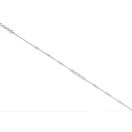 Victoria Fehér köves ezüst színű karkötő