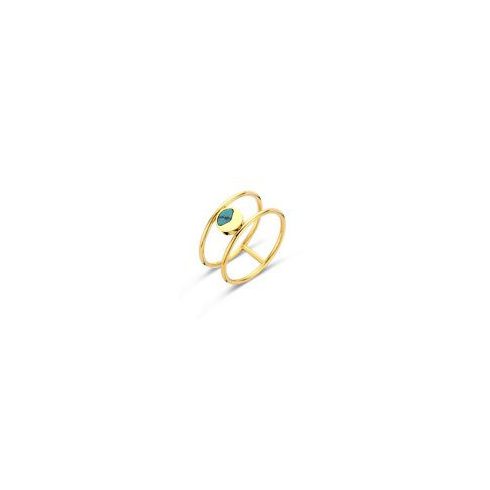 Türkiz köves arany színű gyűrű