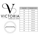 Victoria Ezüst színű fekete bőr karkötő