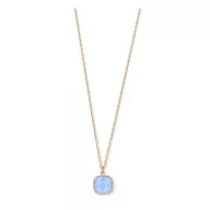 Victoria Rose gold színű kék köves nyaklánc