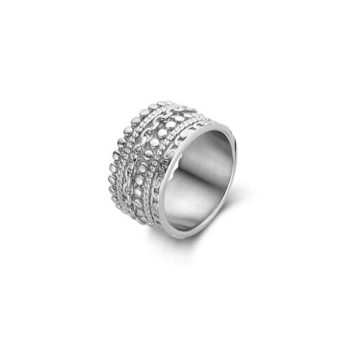 Victoria ezüst színű gyűrű szürke 54