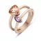 Victoria Rose gold színű színes köves gyűrű