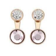 Victoria Rose Zlatna boja s šarenim kamenim naušnicama