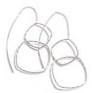 Victoria Naušnice srebrne boje