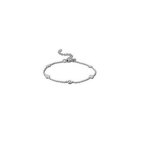 Victoria ezüst színű köves karkötő bracelet
