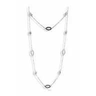 Victoria Ezüst színű köves nyaklánc