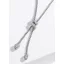 Victoria Ezüst színű fehér köves nyaklánc