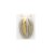 Victoria arany színű fehér köves medál