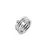 Victoria ezüst színű fehér köves 3-as gyűrű szett silver