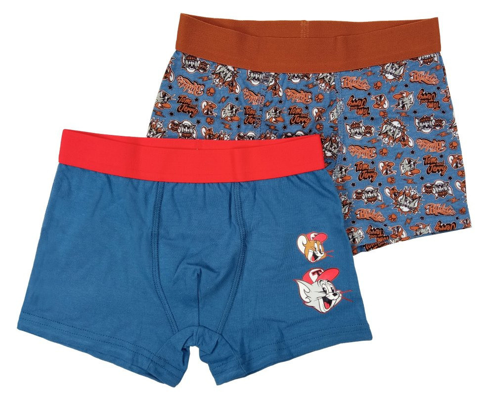 Tom és Jerry Buddies gyerek boxeralsó 2 darab/csomag 7 - 8 év / 122 - 128 cm