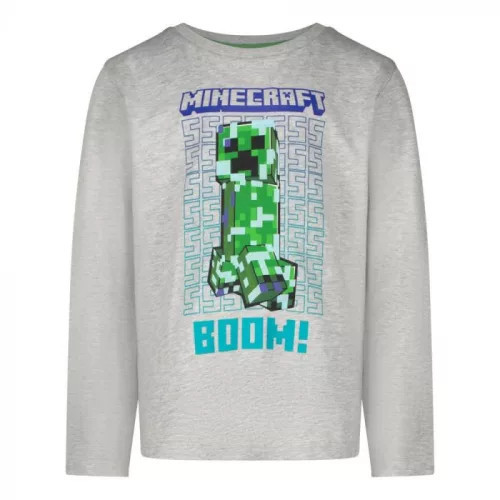 Minecraft Boom gyerek hosszú ujjú póló, felső 12 év / 152 cm