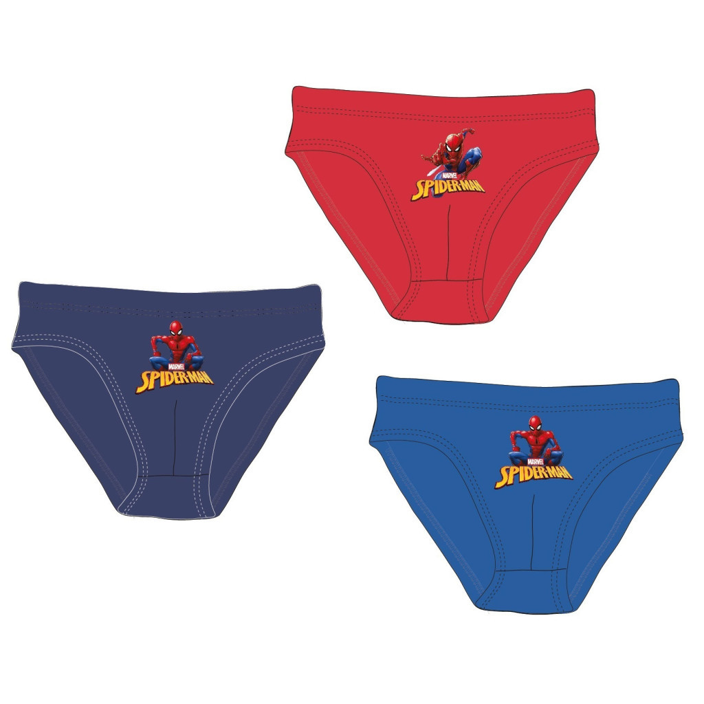 Pókember Squat gyerek fehérnemű, alsó 3 darab/csomag 2 - 3 év / 92 - 98 cm