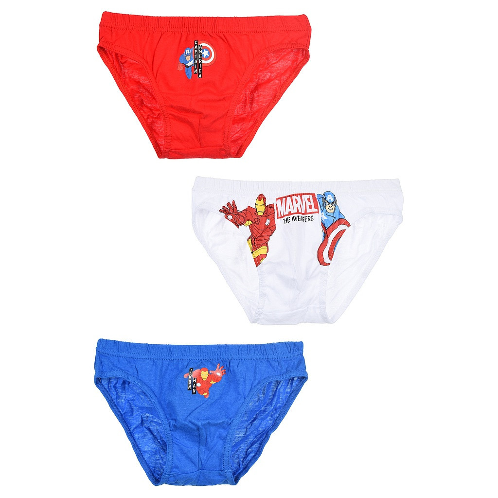 Bosszúállók Protectors gyerek fehérnemű, alsó 3 darab/csomag 6 - 8 év / 116 - 128 cm