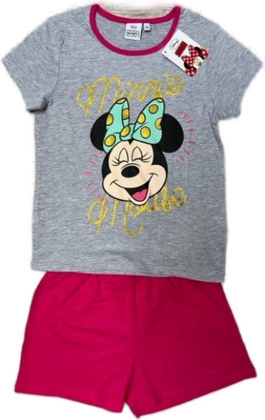Disney Minnie Laugh Grey gyerek rövid pizsama 7 év / 122 cm