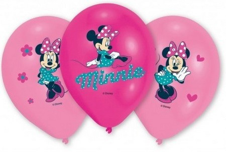Disney Minnie léggömb lufi happy 6 db-os