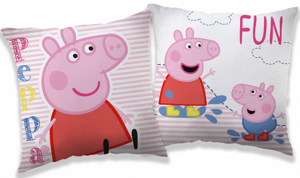 Peppa malac párnahuzat fun 40x40cm Peppa malac párnahuzat fun 40x40cm